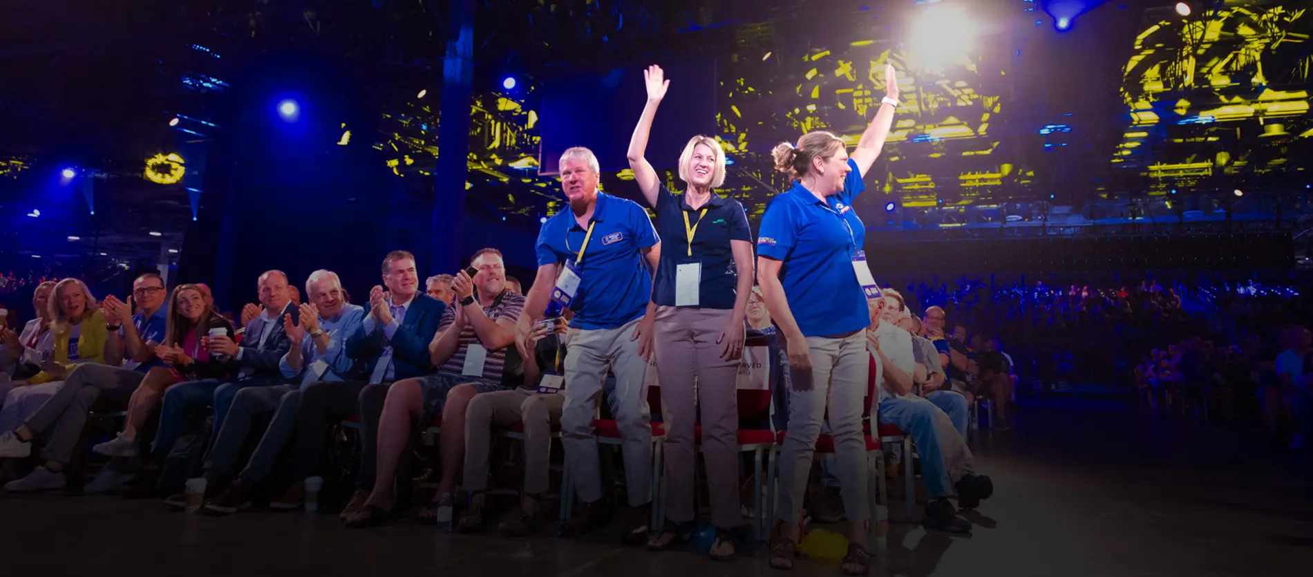 ITA Group large event expo attendees being recognized